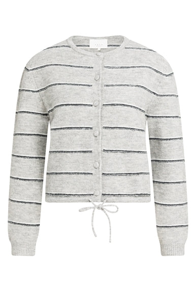 YAYA Cardigan aus Strick - Grey Melange – Bild 2