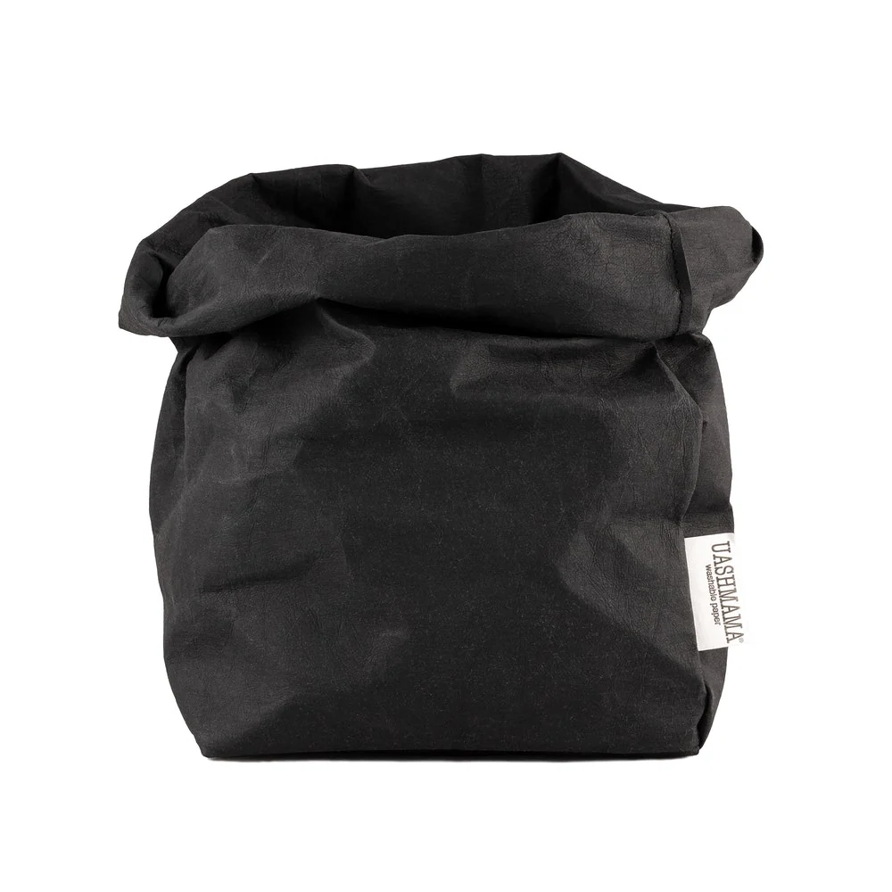 UASHMAMA Paperbag Basic schwarz in 5 Größen – Bild 5