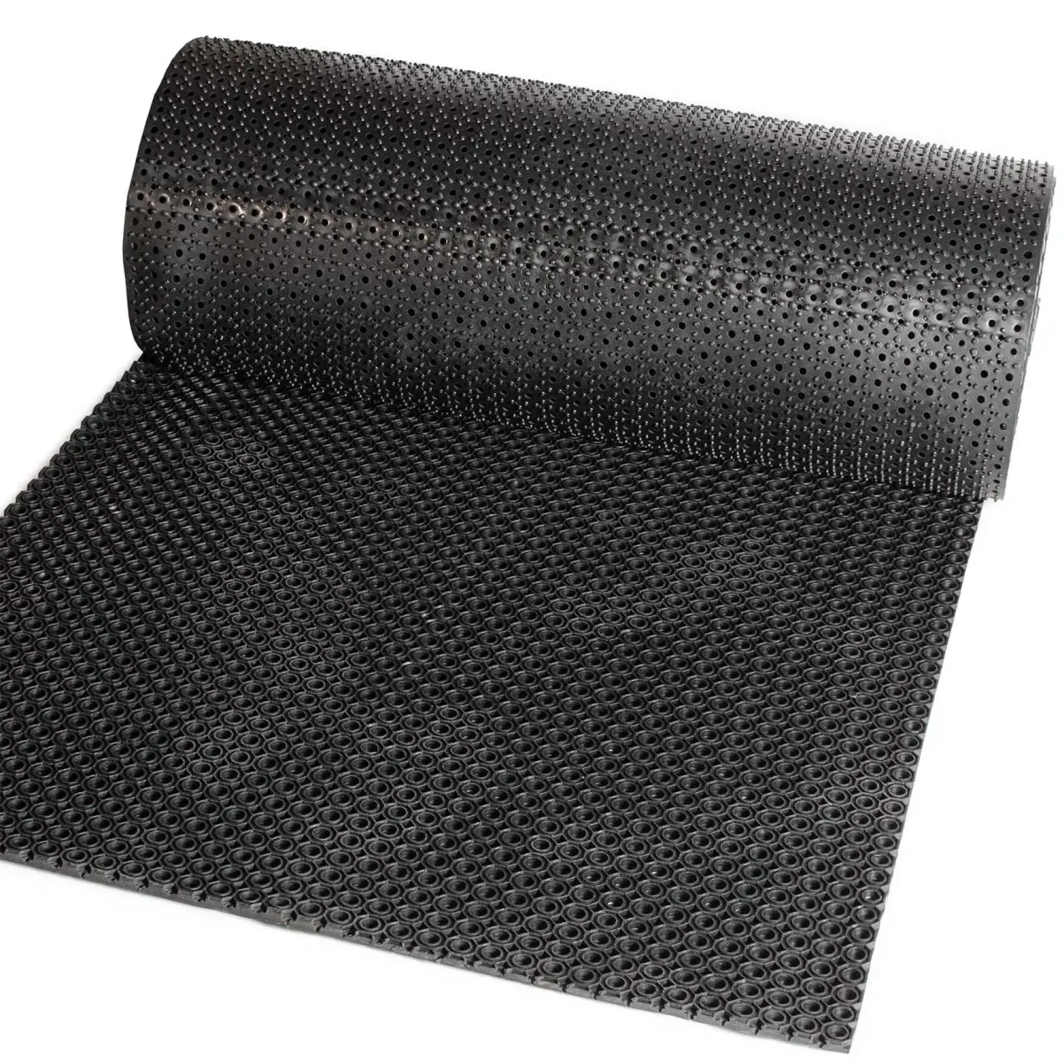 Ringgummimatte Ringmatte Schwarz Stärke 13mm 63x134cm – Restposten – Bild 2