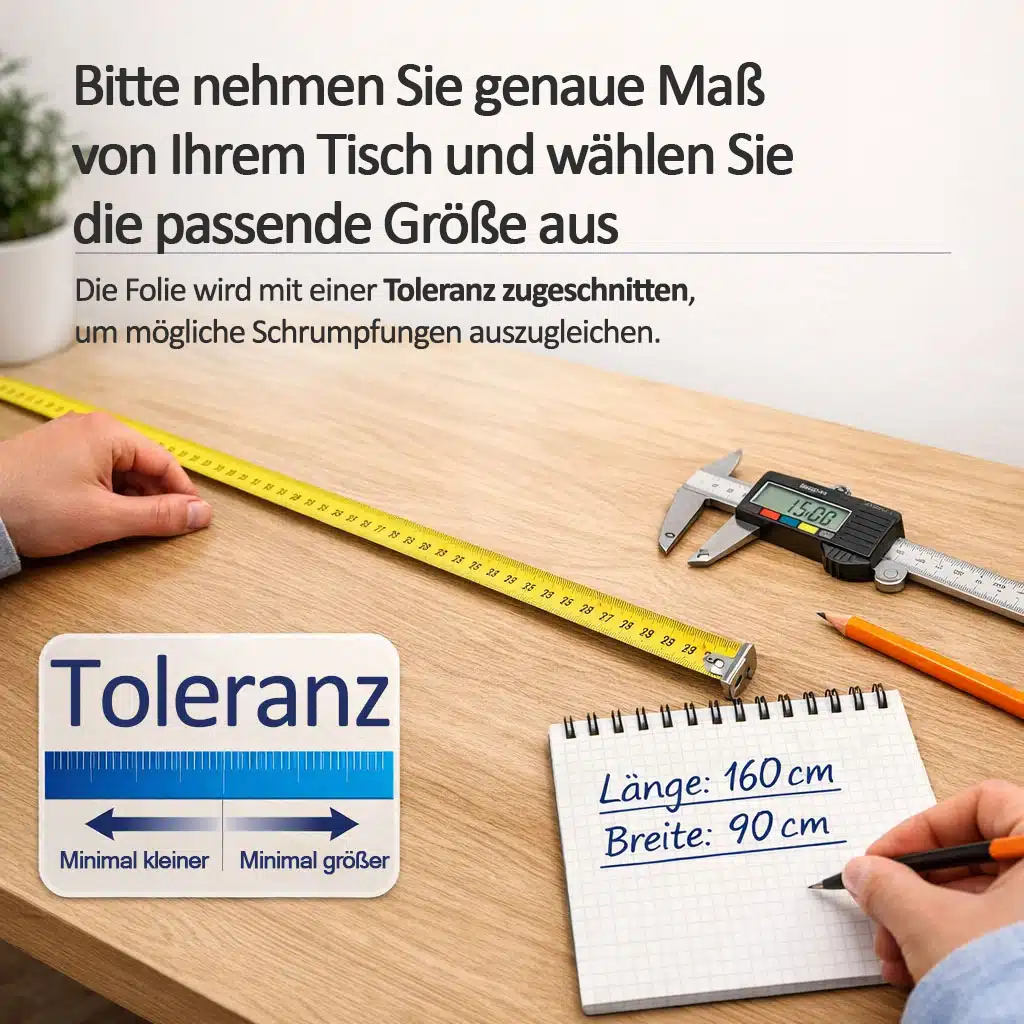 Tischschutzfolie 2mm 95cm Breite Schutzfolie durchsichtig transparent Tischfolie – Bild 8