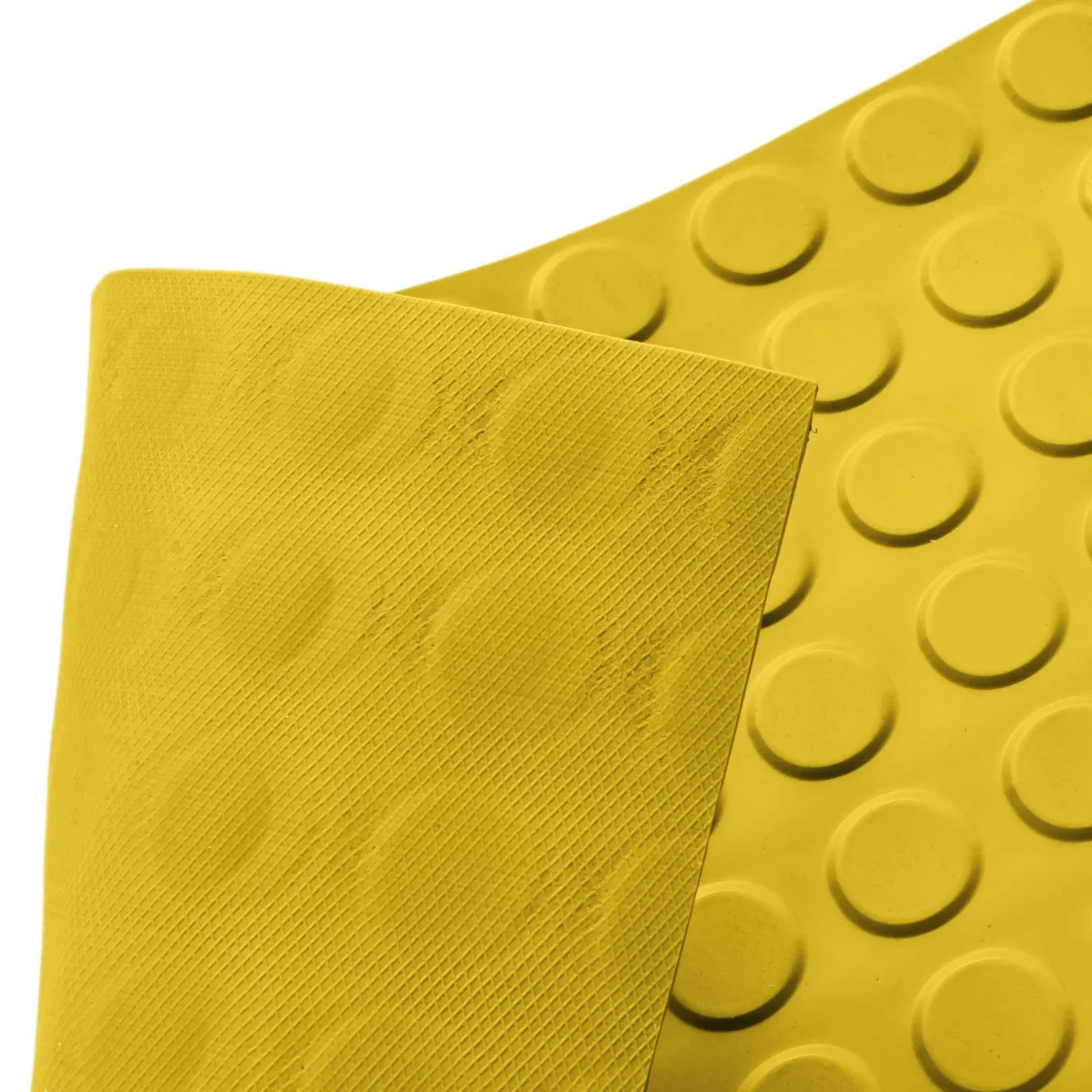 Gummimatte TPE Noppen Muster Gelb 3mm Stark 100 cm Breite 210 cm Länge – Restposten – Bild 2
