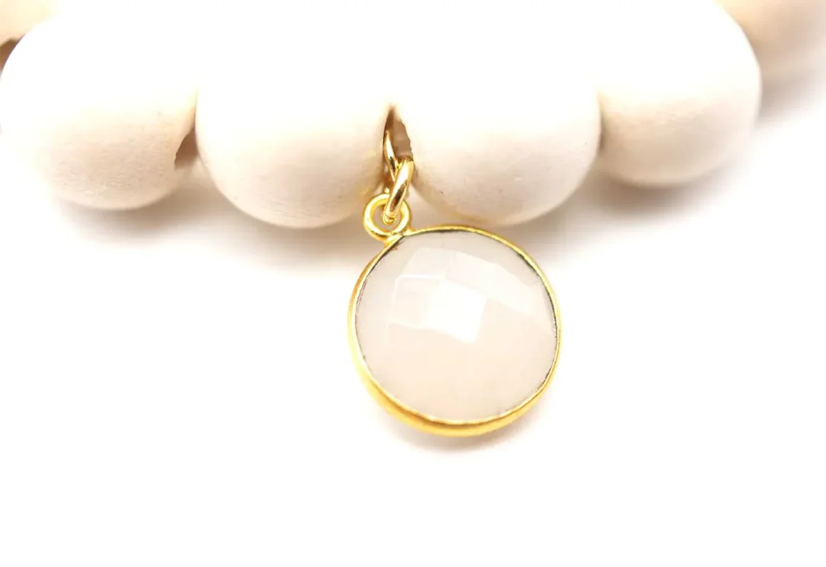 SCHMÜCKSTÜCK Mala Single Armband Macadamia – Bild 4