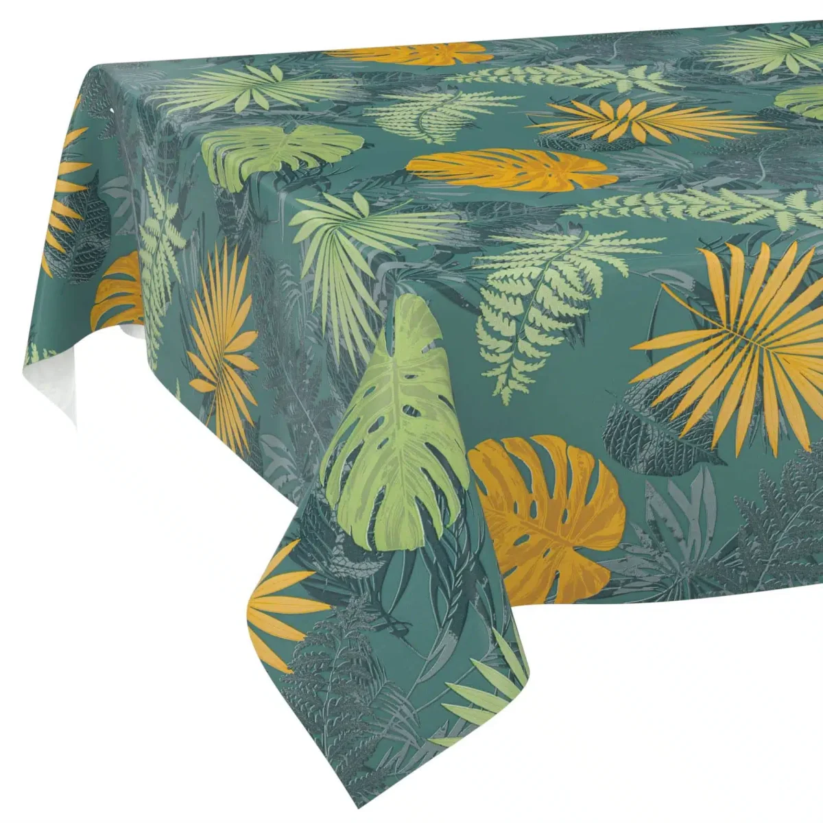 Wachstischdecke Wachstuch Tischdecke Wachstuch Meterware Tischdecke abwaschbar Gartentischdecke Jungle – Bild 2