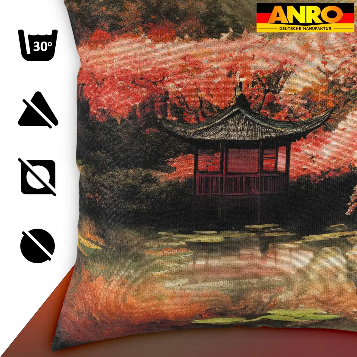 Kissenbezug Dekokissen Sofakissen Kissenhülle Zierkissen Pop Art mit und ohne Füllung 40x40cm Sakura – Bild 7