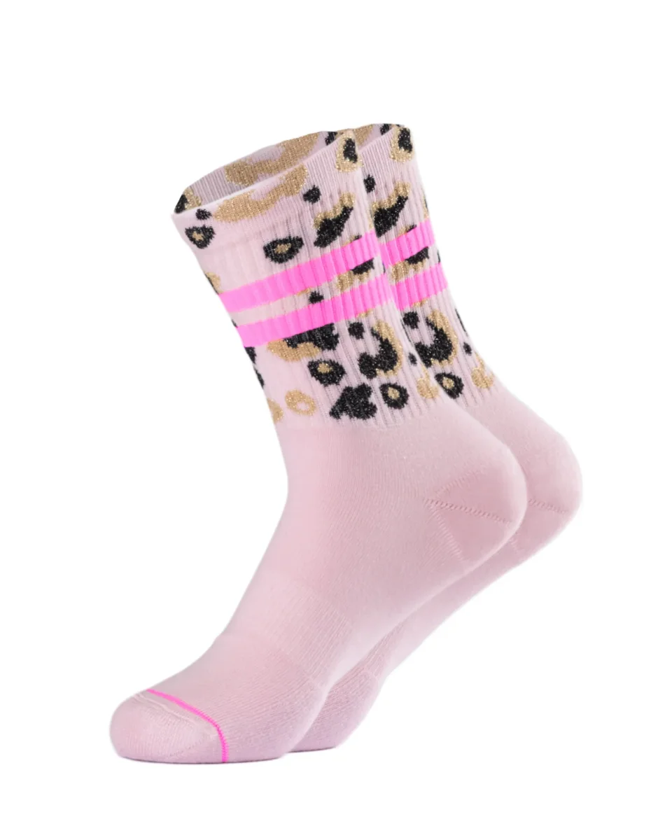 OOLEY Socken Leo Allover Neon Rose – Bild 2