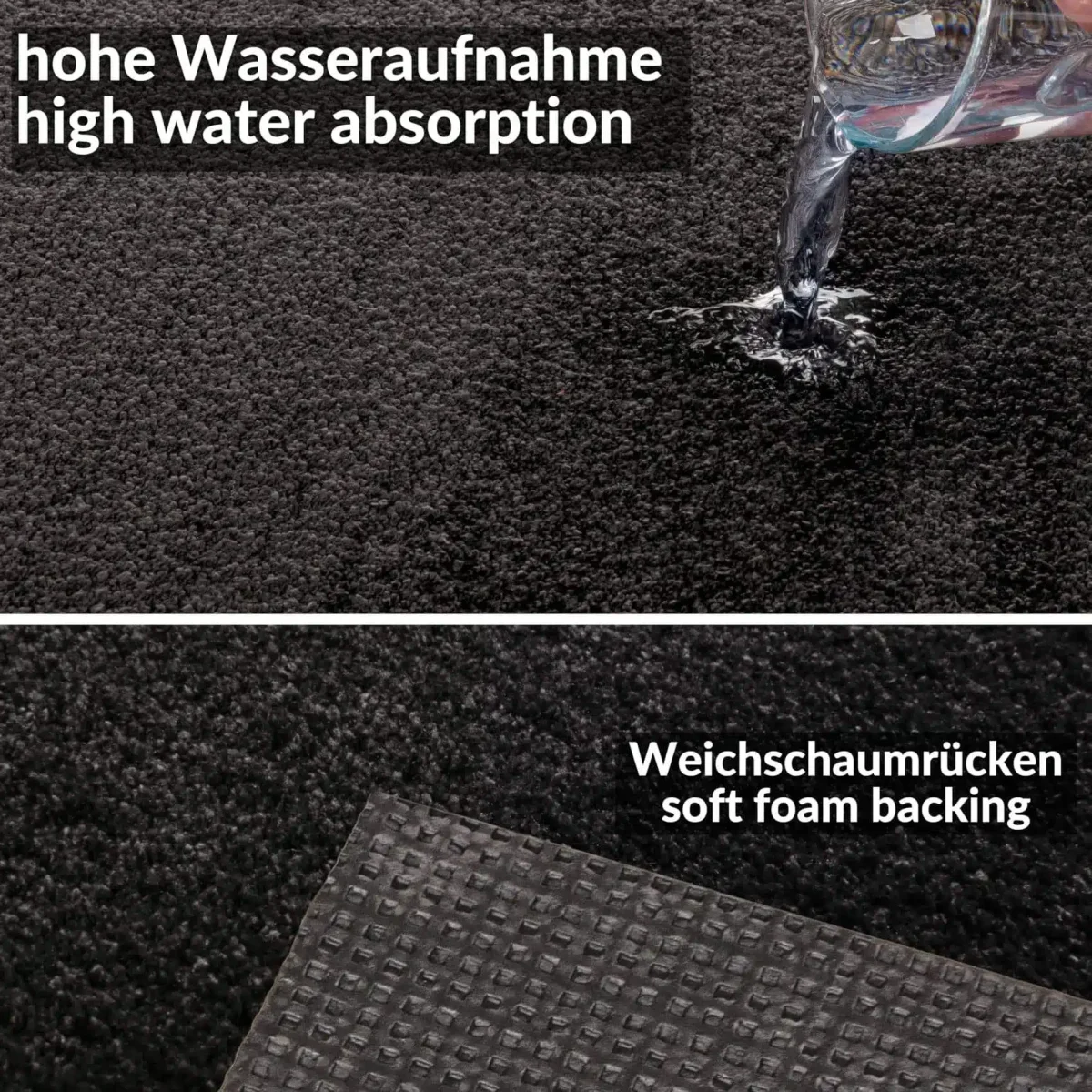 Teppich Kurzflor Sweet Flauschig Uni einfarbig Flur Läufer | verschiedene Breiten – Bild 3