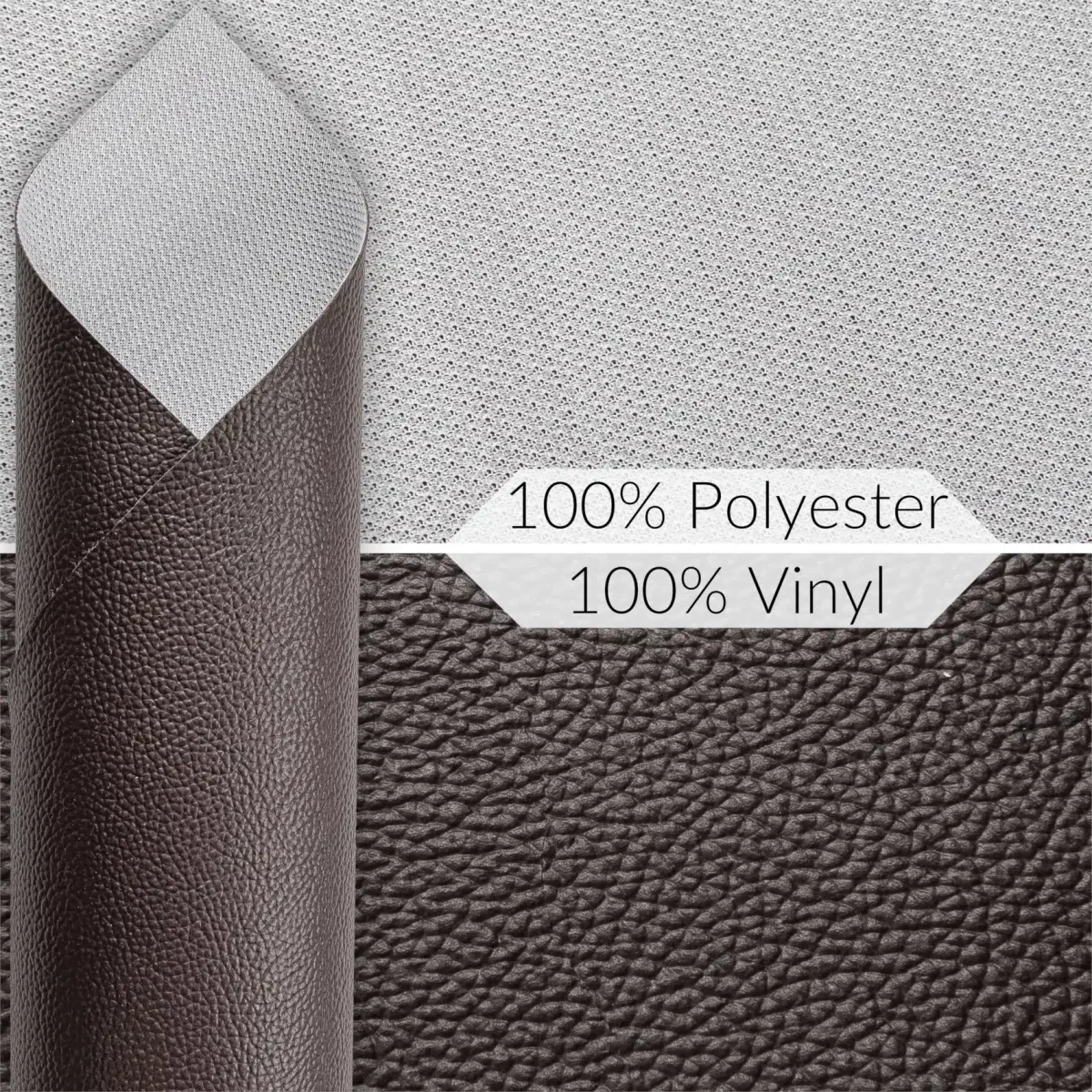 Kunstleder Meterware Leder Stoff Lederimitat 140cm Breit Schocko – Bild 3