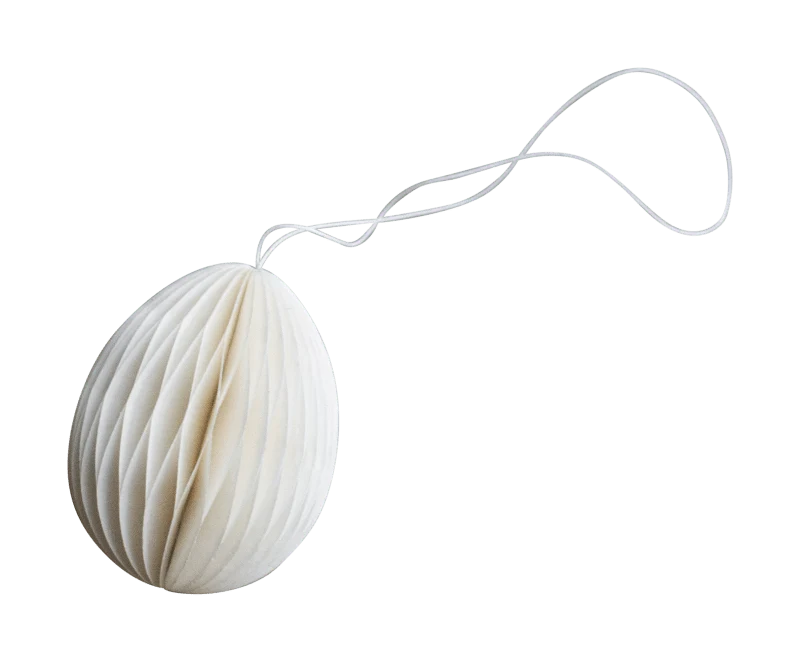 DBKD Ovoid Large Wabenei white – Bild 2
