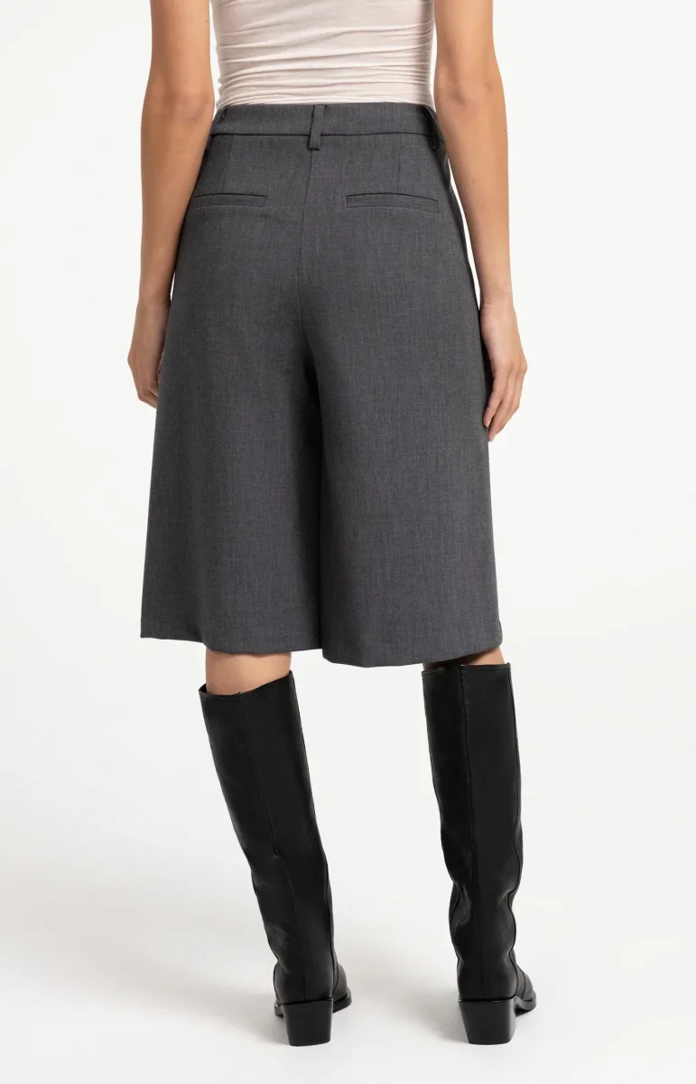 YAYA Lange Bermudashorts - Anthrazit Melange – Bild 5