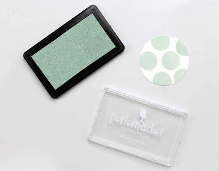 PERLENFISCHER Pigment Stempelkissen Salbei – Bild 3